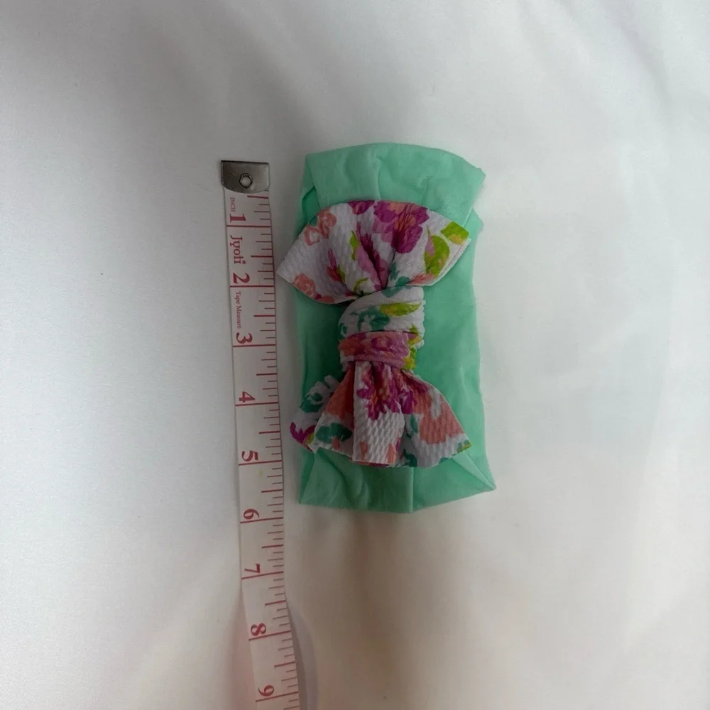 Floral Mint Green Kids Headband